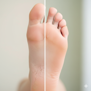 How to transform cracked feet into smooth in just a few days